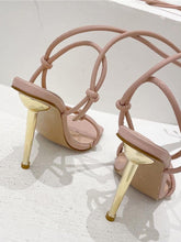 Avery Ankle Metal Thin Heel